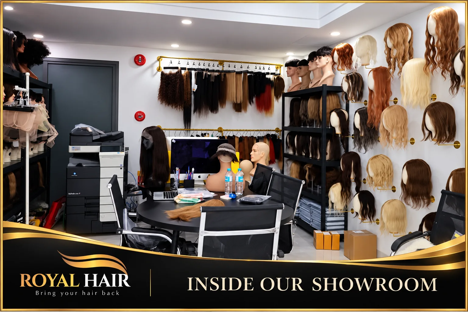 Royal Hair showroom and consultation space